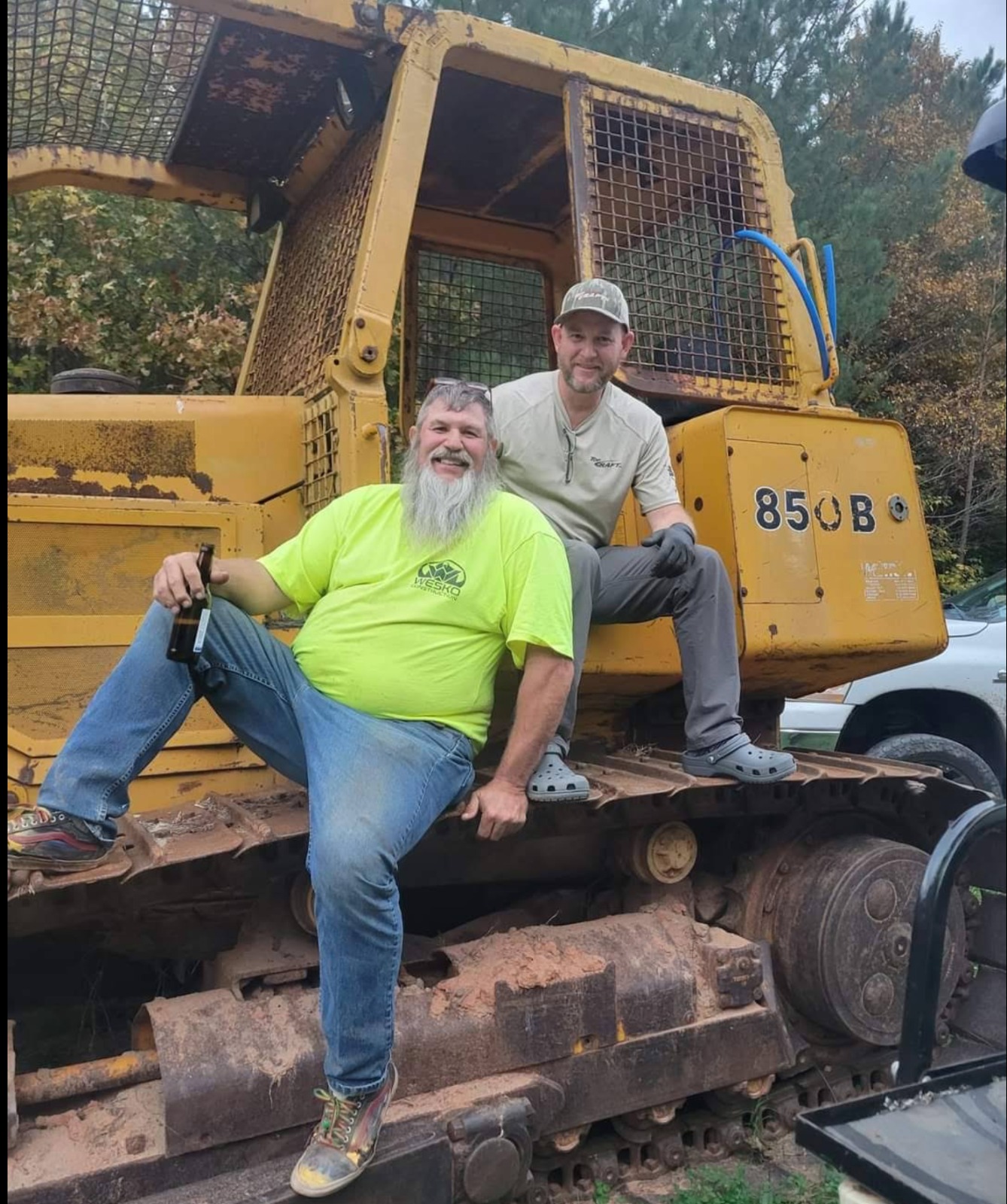 Heavy equipment ready for grading and land clearing